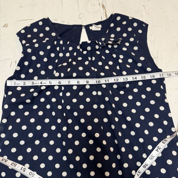 J. Crew Crewcuts Dress Bundle Children Girl 12 Polka Dot Paisley Pockets Cotton - Picture 7 of 16